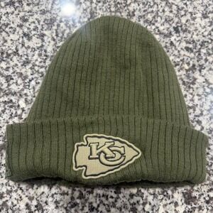 NFL Kansas City Chiefs Salute to Service Beanie New Era Fleece Lined Camo Hat